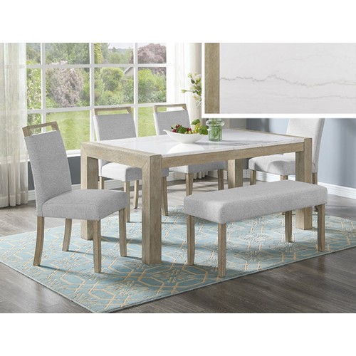 Dawson Marble Dining Set